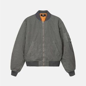 Stussy dyed nylon bomber